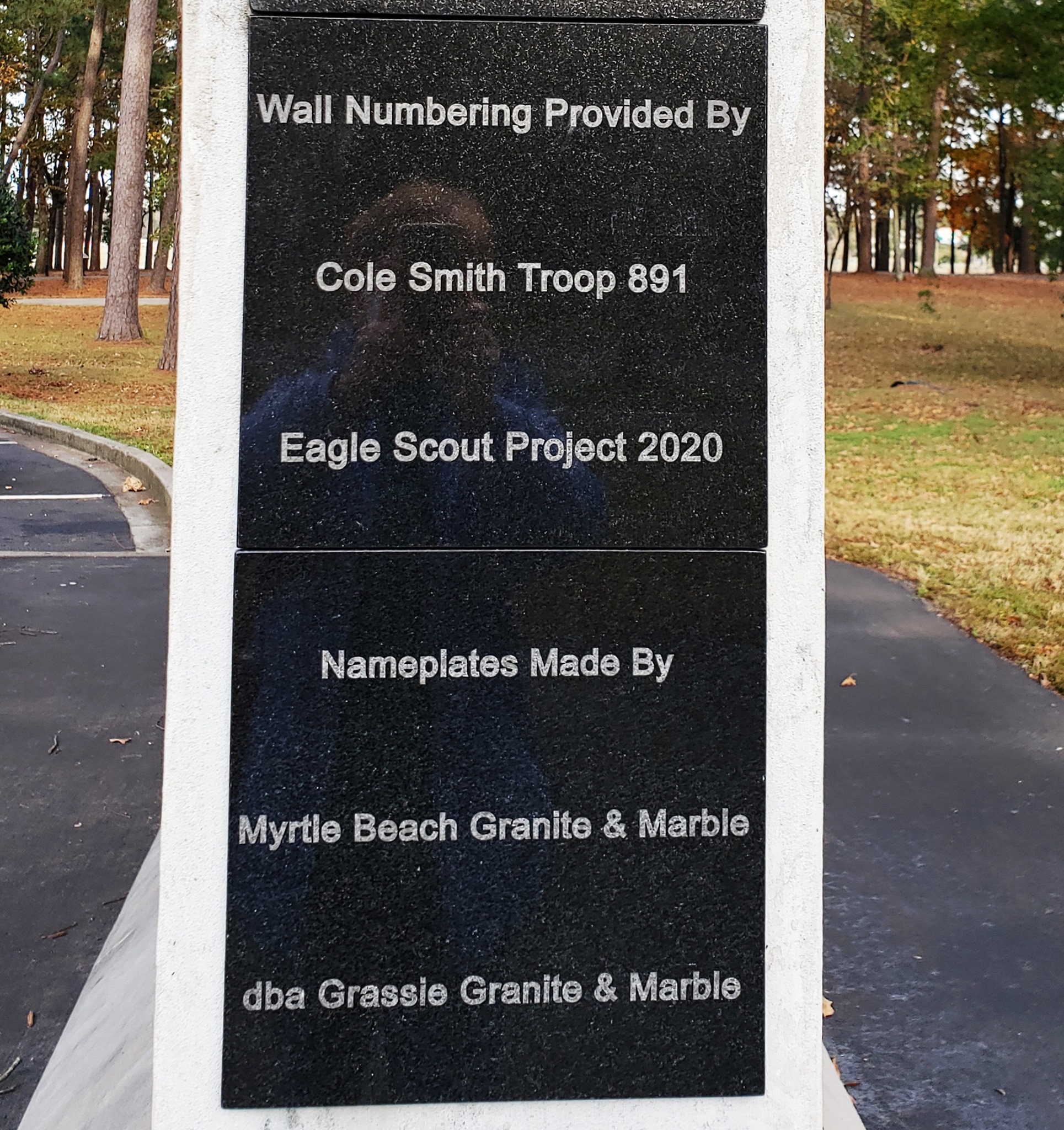 Wall of Service New Plaques